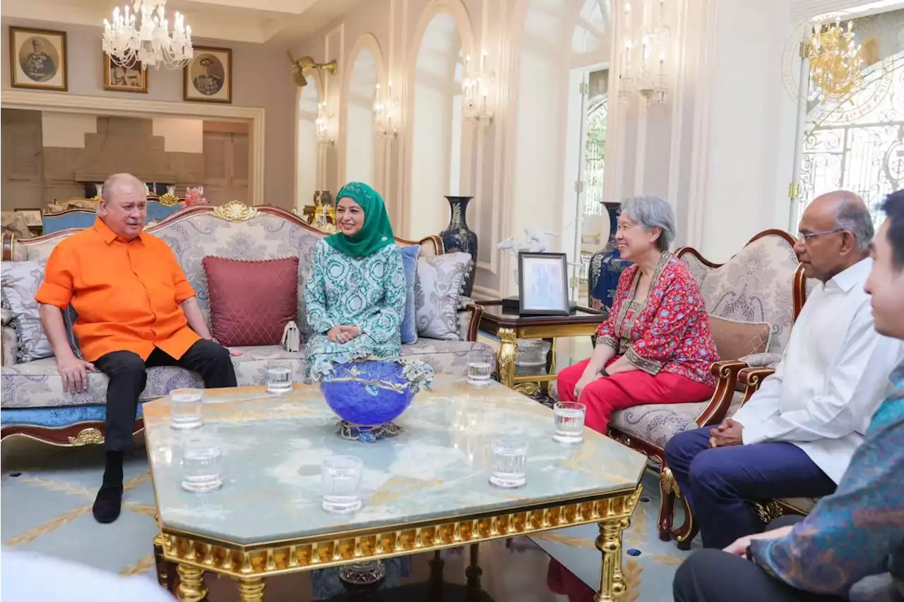 Singapore PM’s wife, minister make courtesy visit on Johor Sultan