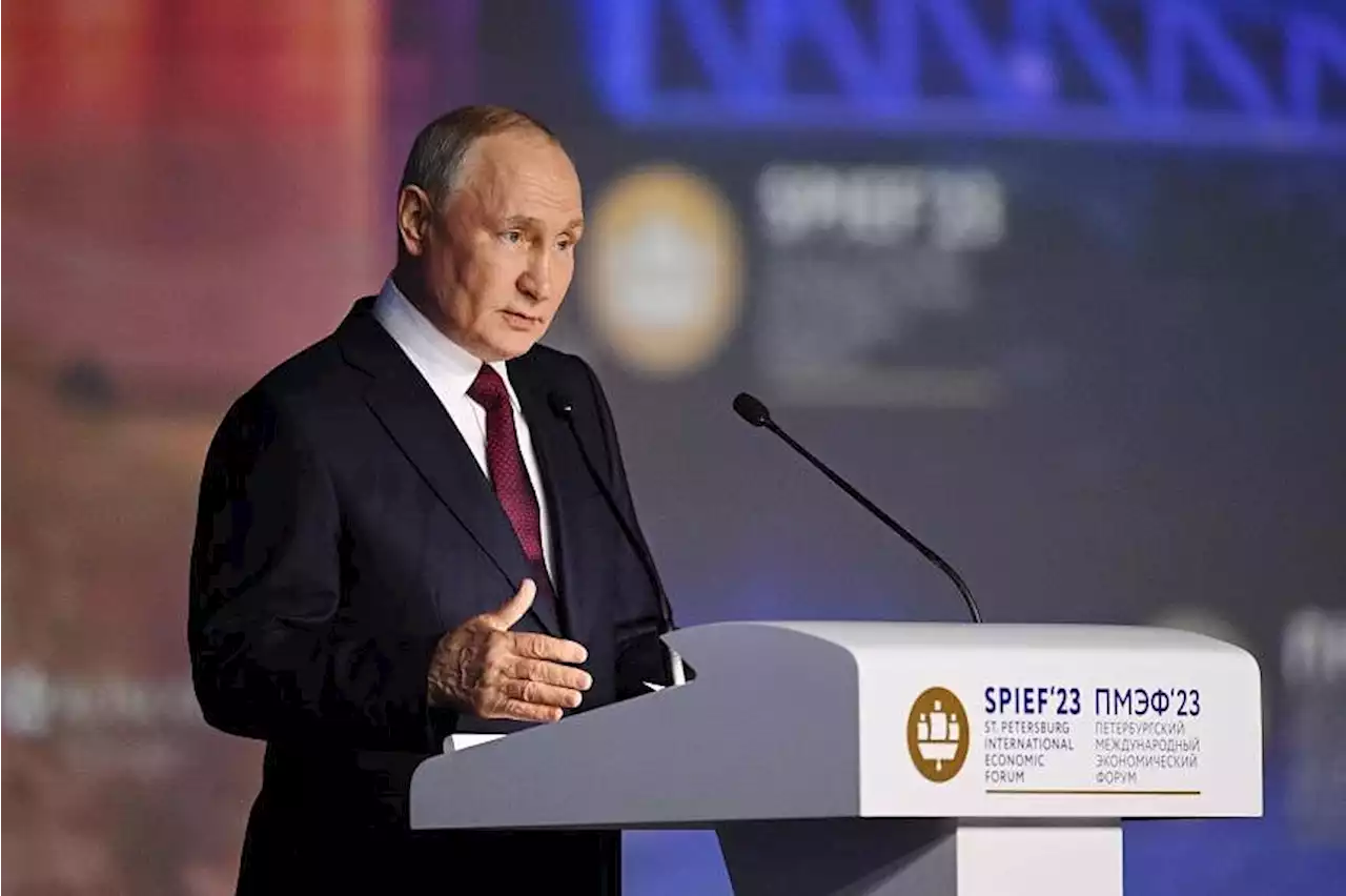 Putin extols Russian economic performance, defends military spending