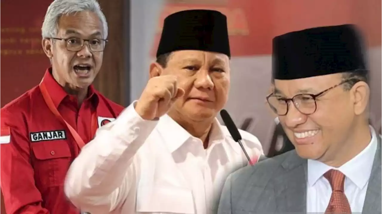 Survei Terbaru Pilpres 2024; Prabowo Bertengger di Pucuk Diikuti Anies, Ganjar Ketiga