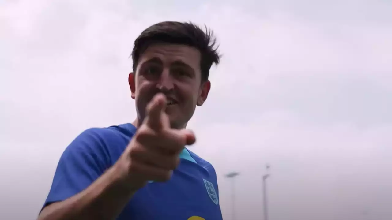 Maguire shows why he is England's top scoring defender with training ground rocket