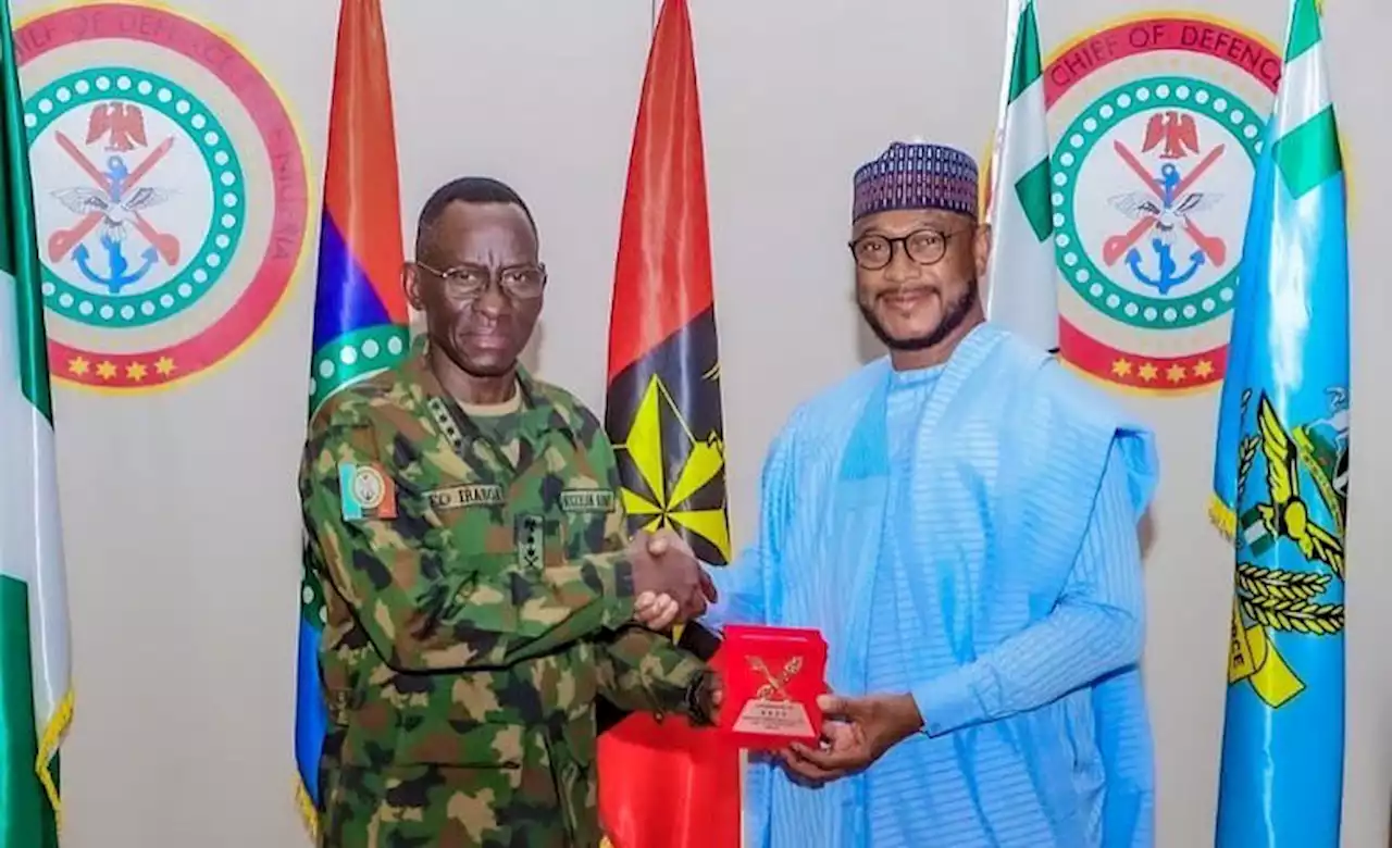 PHOTOS: Dauda Lawal visits defence chief over Zamfara security | TheCable