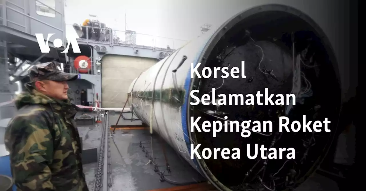 Korsel Selamatkan Kepingan Roket Korea Utara