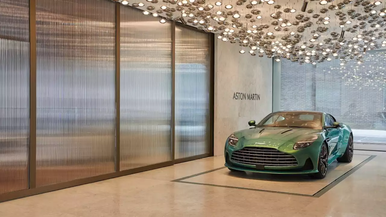 Aston Martin’s Q New York showroom blends classic modernism with cutting-edge technology