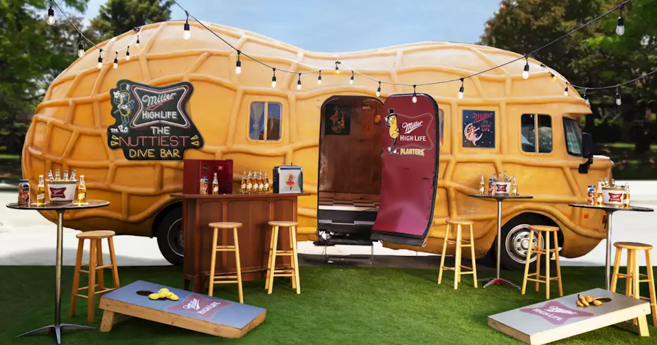 Miller and Planters turned the NUTmobile into a dive bar you can book