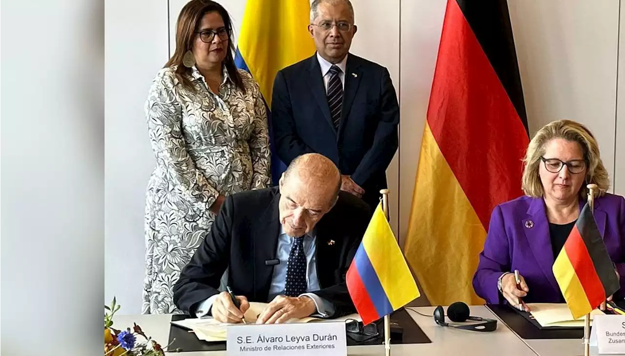 Alemania y Colombia firman en Berlín una 'Alianza por el Clima'