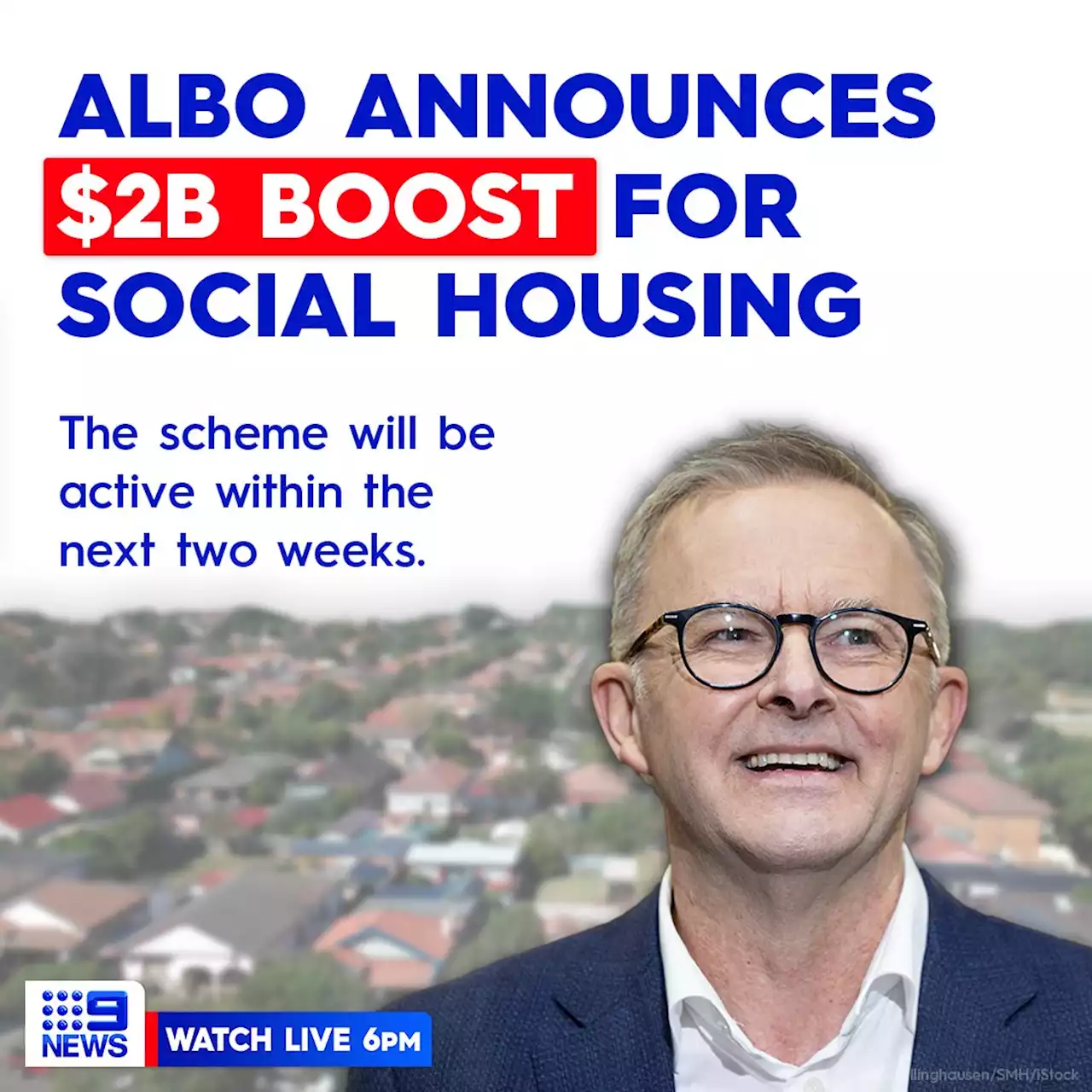 Albanese announces $2 billion social housing plan