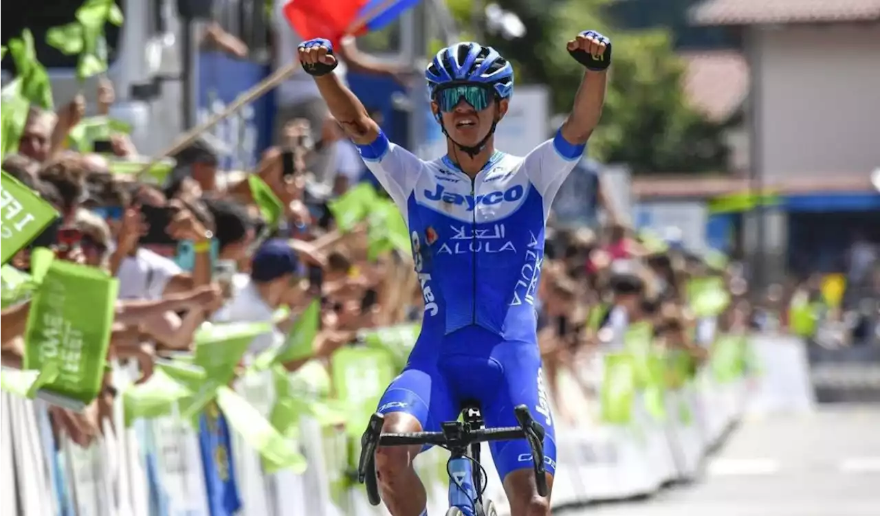 Colombiano ganó la etapa reina en el Tour de Eslovenia este sábado