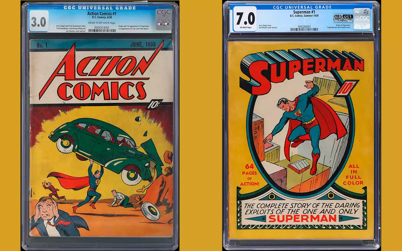 Dos cómics de Superman de más de 80 años se venden por 3 mdd en subasta