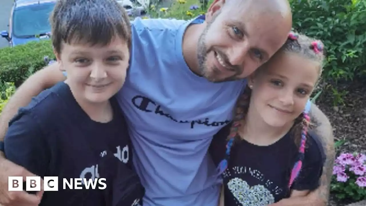 Dad's charity match in memory of murdered children