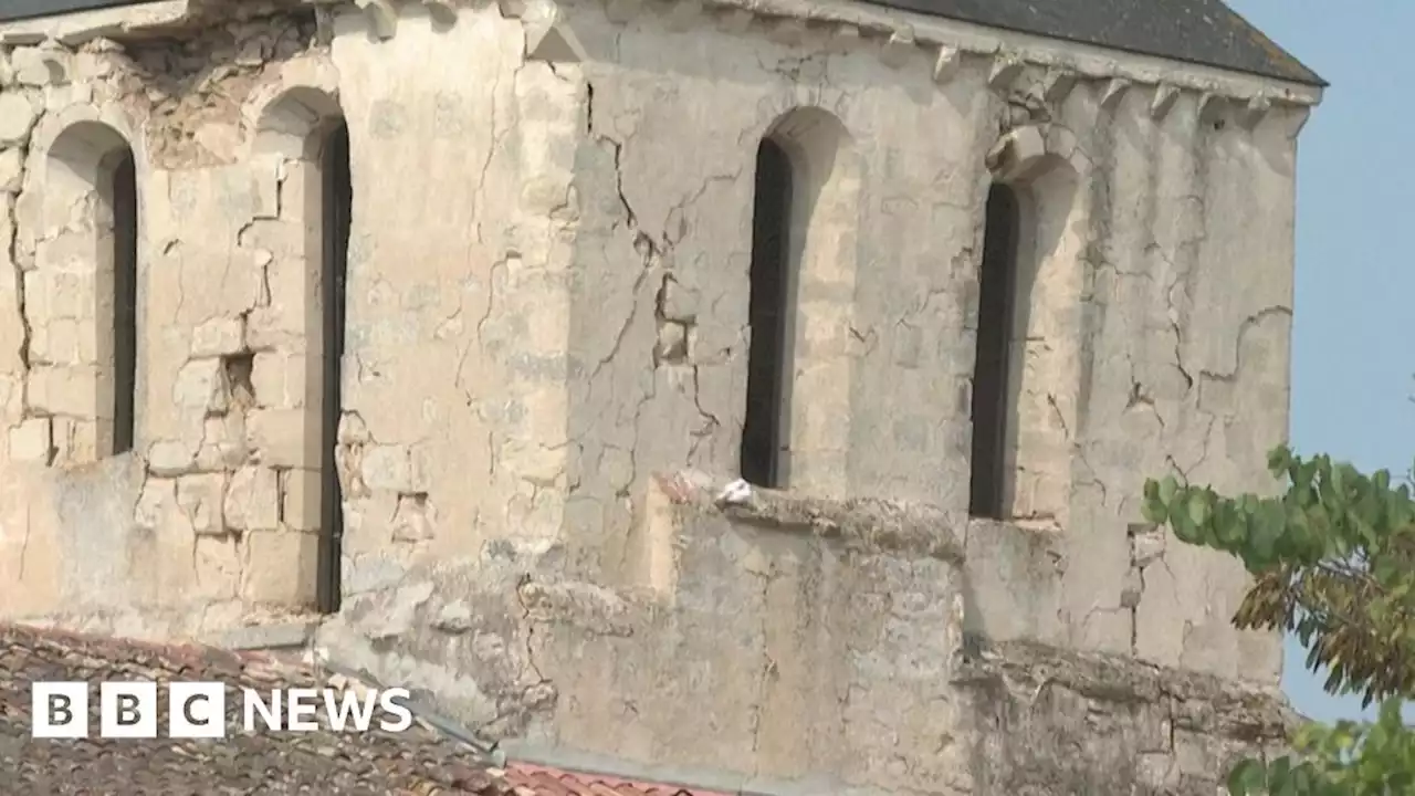 Rare earthquake damages French homes, schools and churches