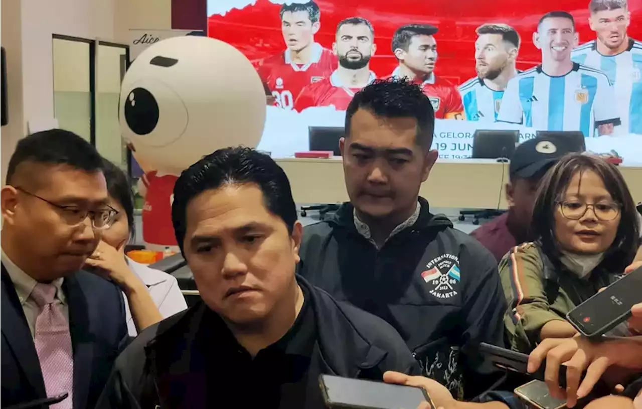 Erick Thohir: Imbang Lawan Argentina, Timnas Indonesia Dapat Bonus