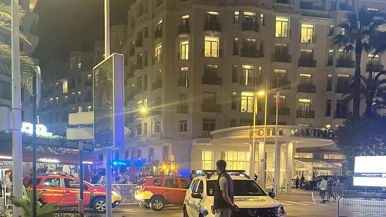 Cannes: 500 personnes évacuées de l'hôtel Martinez après un début incendie