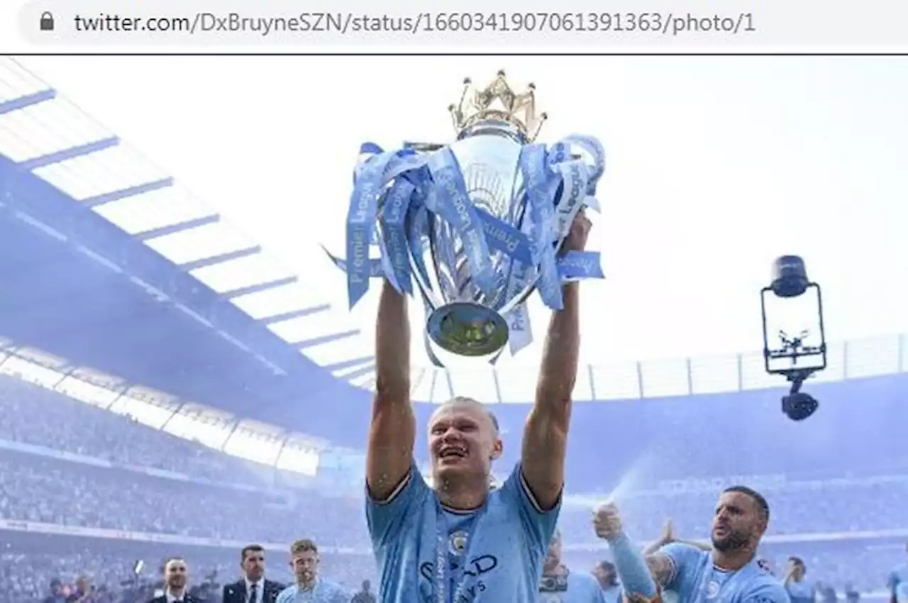 Raih Treble Winners di Man City, Erling Haaland Bikin Kapten Arsenal Sakit Hati - Bolasport.com