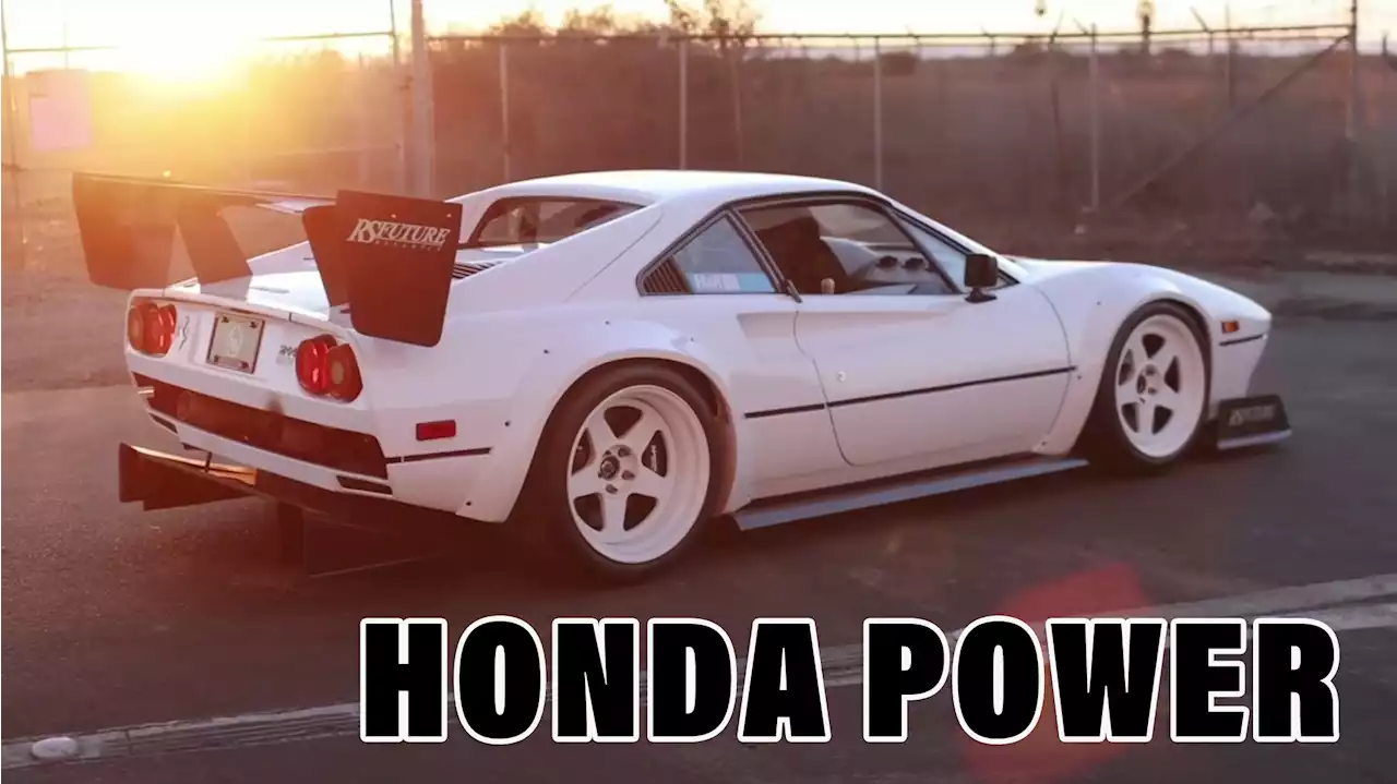 1,000-HP Honda K24-Powered Ferrari 308 Hits The Road For The First Time | Carscoops