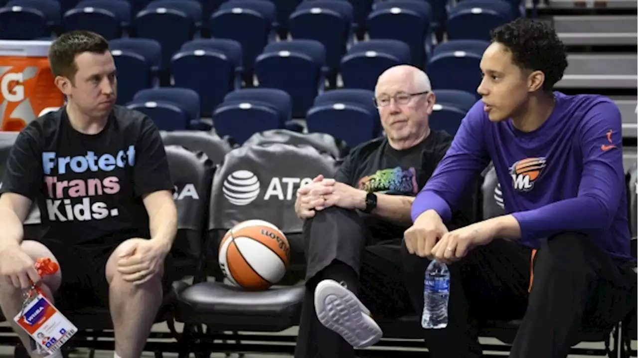 Brittney Griner is honored in Washington despite missing Mercury's game with a hip injury