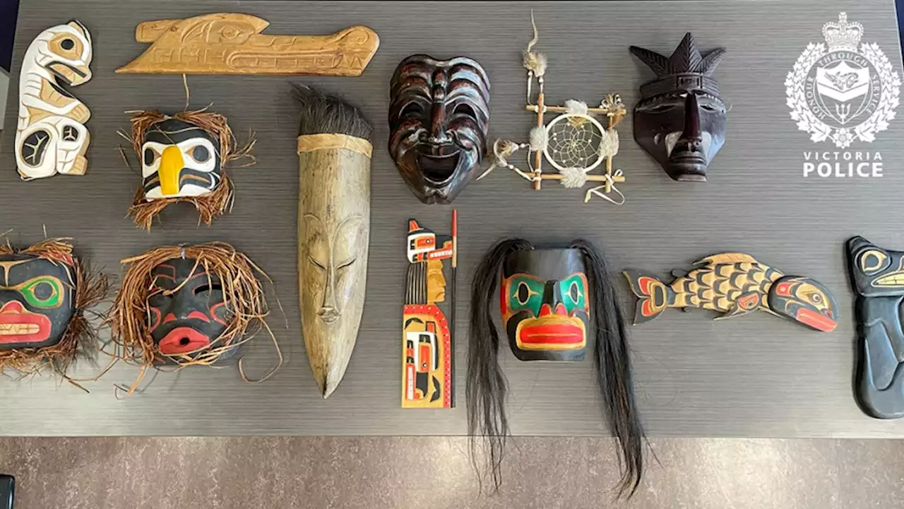 Stolen Indigenous carvings and masks recovered by Victoria police