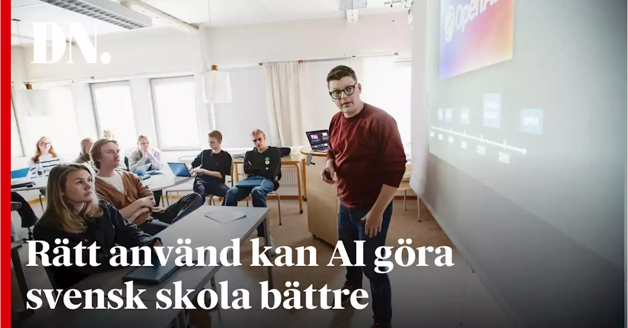 Rätt använd kan AI göra svensk skola bättre