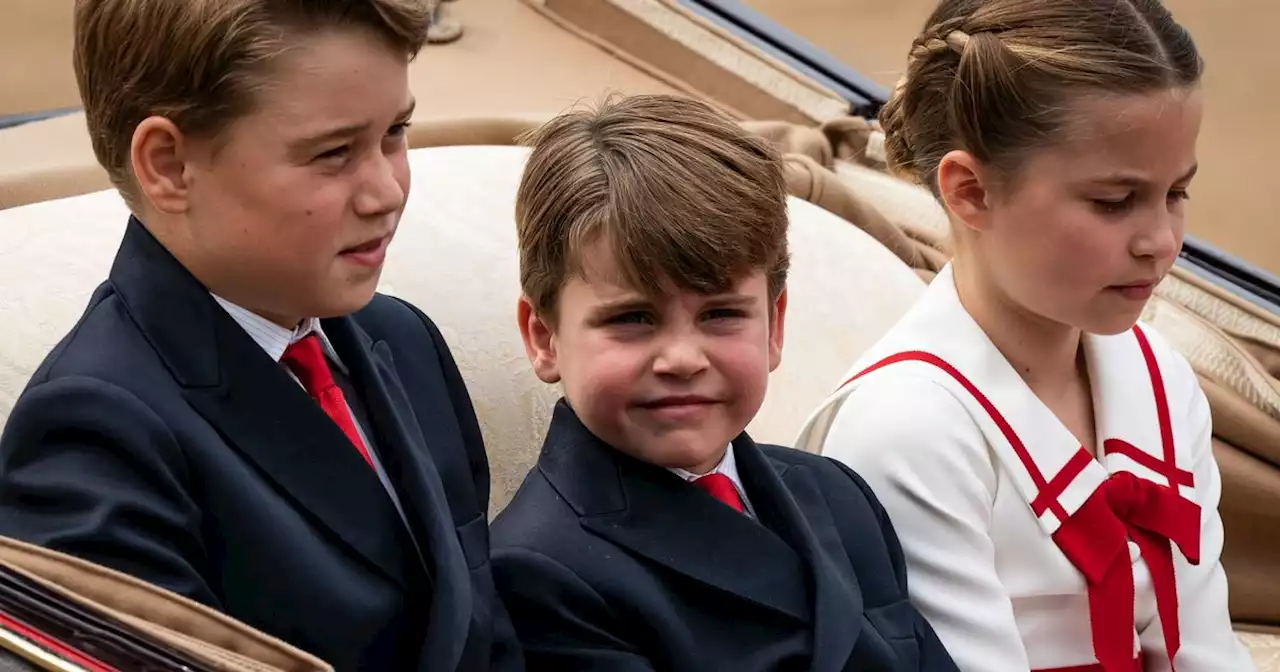 Prince Louis and Kate share 'sweet moment' at Trooping the Colour