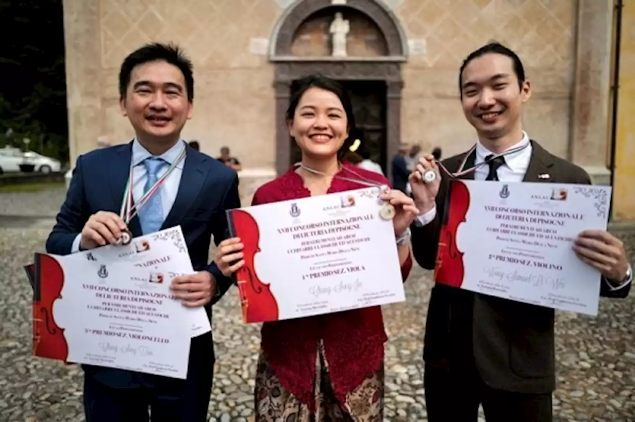 Malaysian violinmakers win four medals at international competition in Italy