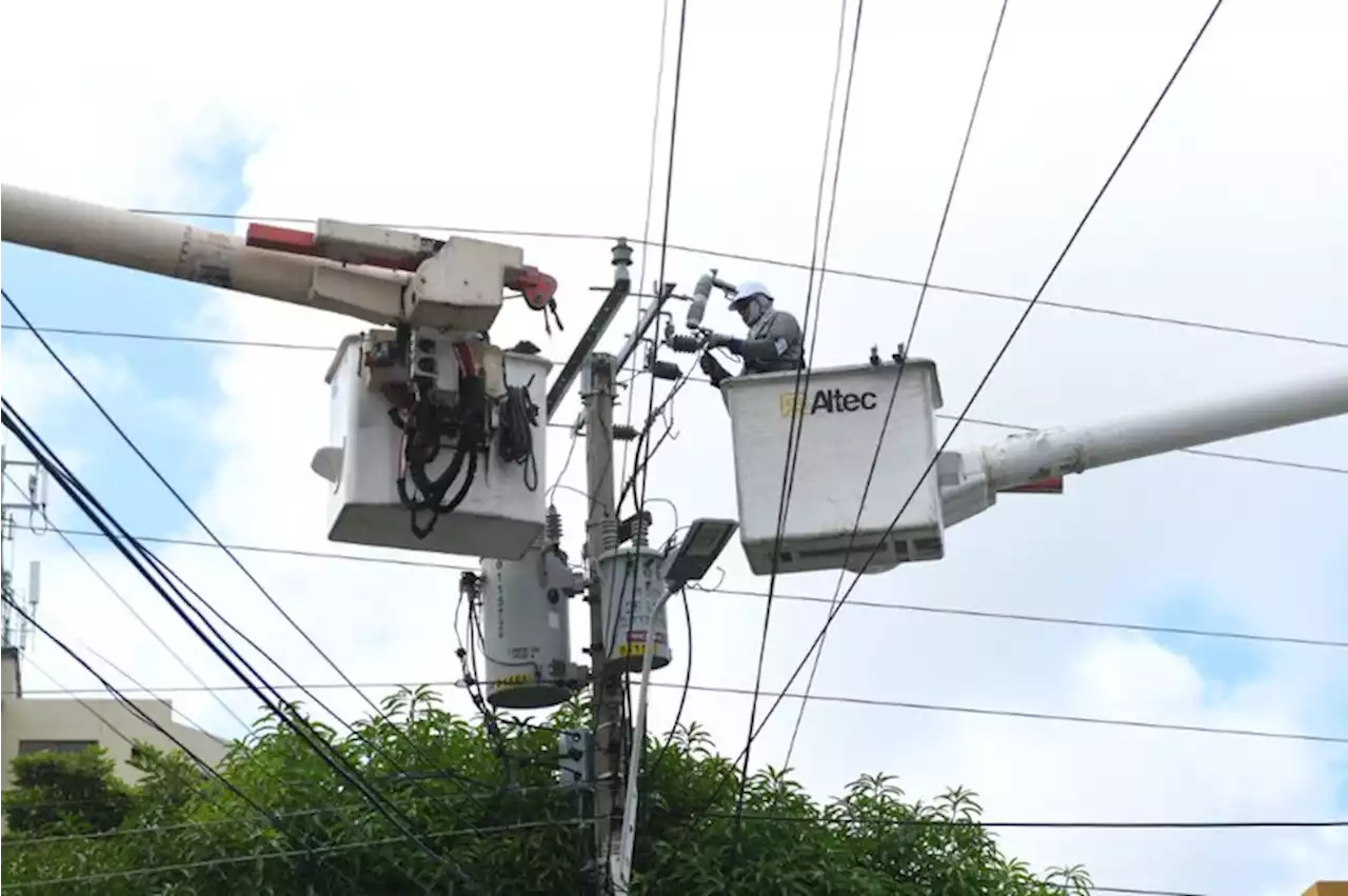 Anuncian cortes de energía en sectores de Atlántico este fin de semana