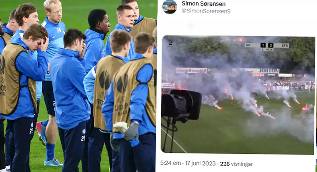 Skandalscener när Esbjerg missade uppflyttning