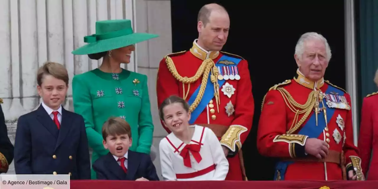 Charles III taquin avec la princesse Charlotte à Trooping the Colour : cette séquence qui amuse - Gala