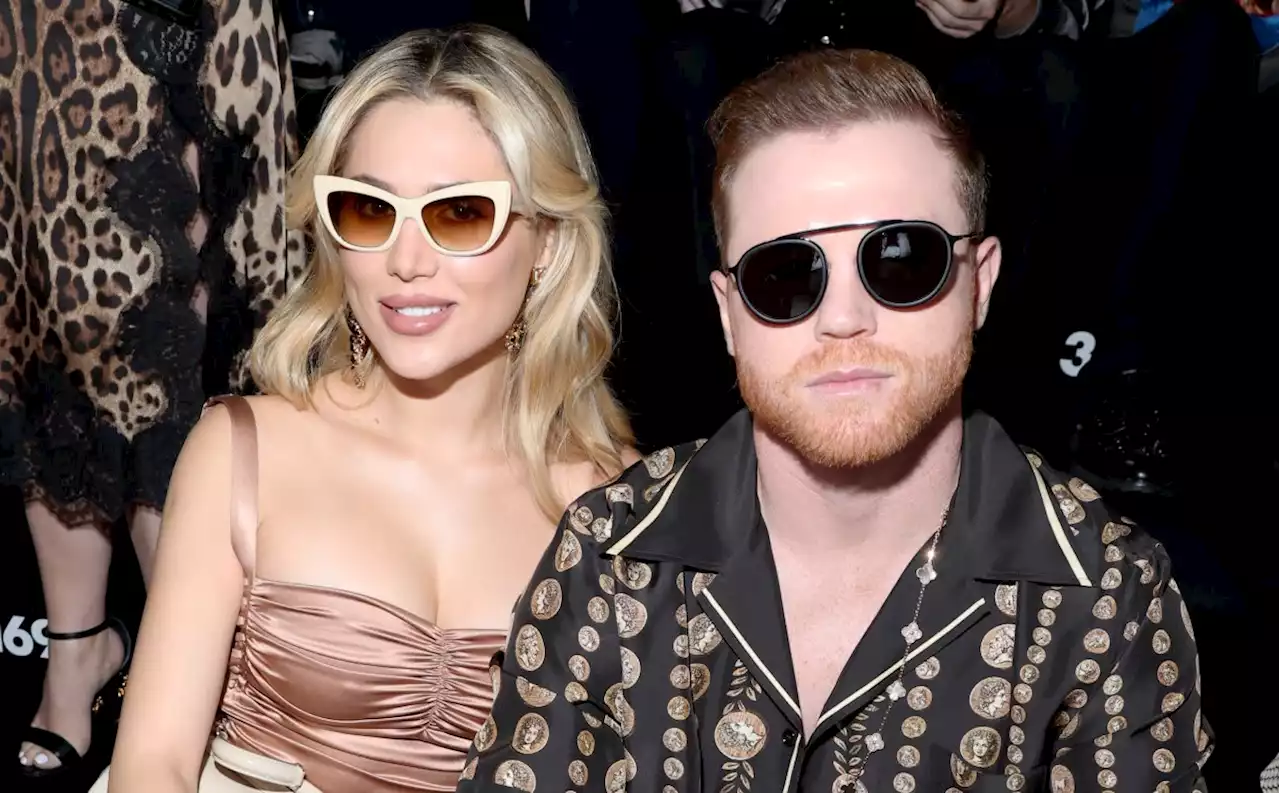 El 'Canelo' Álvarez y Fernanda Gómez disfrutan en primera fila del desfile de Dolce & Gabbana en Milán