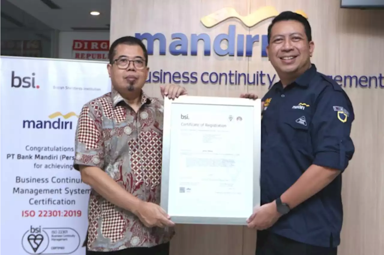 Bank Mandiri Pastikan Keandalan Operasional Bisnis Berstandar Internasional dan Prinsip ESG