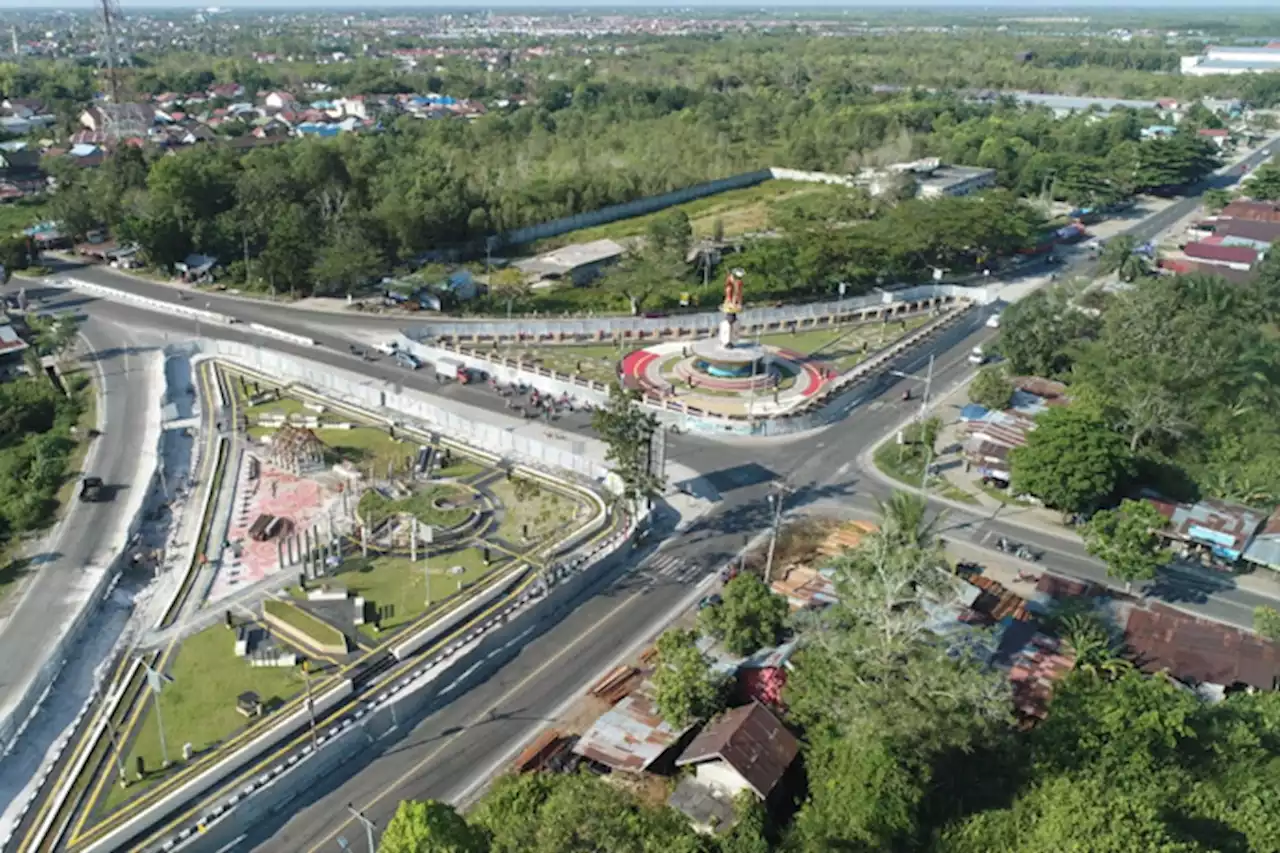 Bundaran Mahir Mahar Bukti Komitmen Gubernur Pada Pembangunan