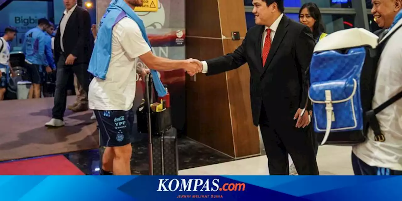 Erick Thohir Usai Bersalaman dengan Pemain Argentina: Mereka Belum Bilang Apa-apa