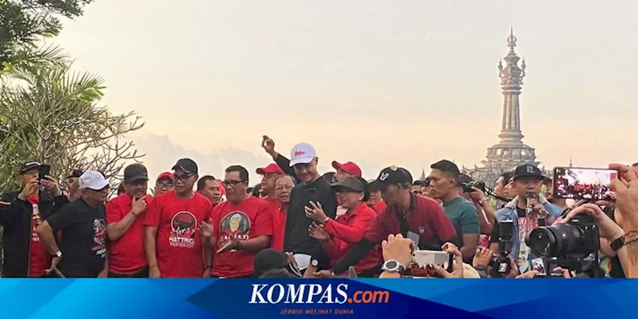 Buka Acara Jalan Sehat di Bali, Ganjar Diteriaki 'Presiden' dan 'Ganjar Siji Ganjar Kabeh'