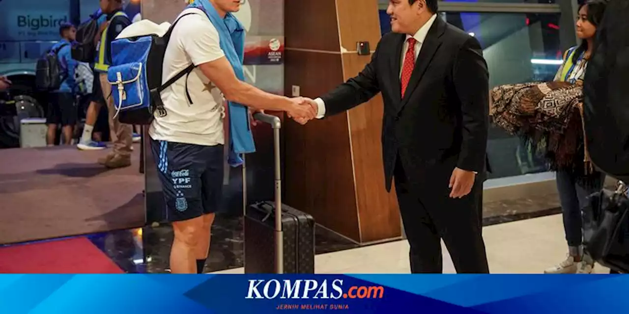 Daftar Nama Pemain Timnas Argentina yang Tiba di Indonesia