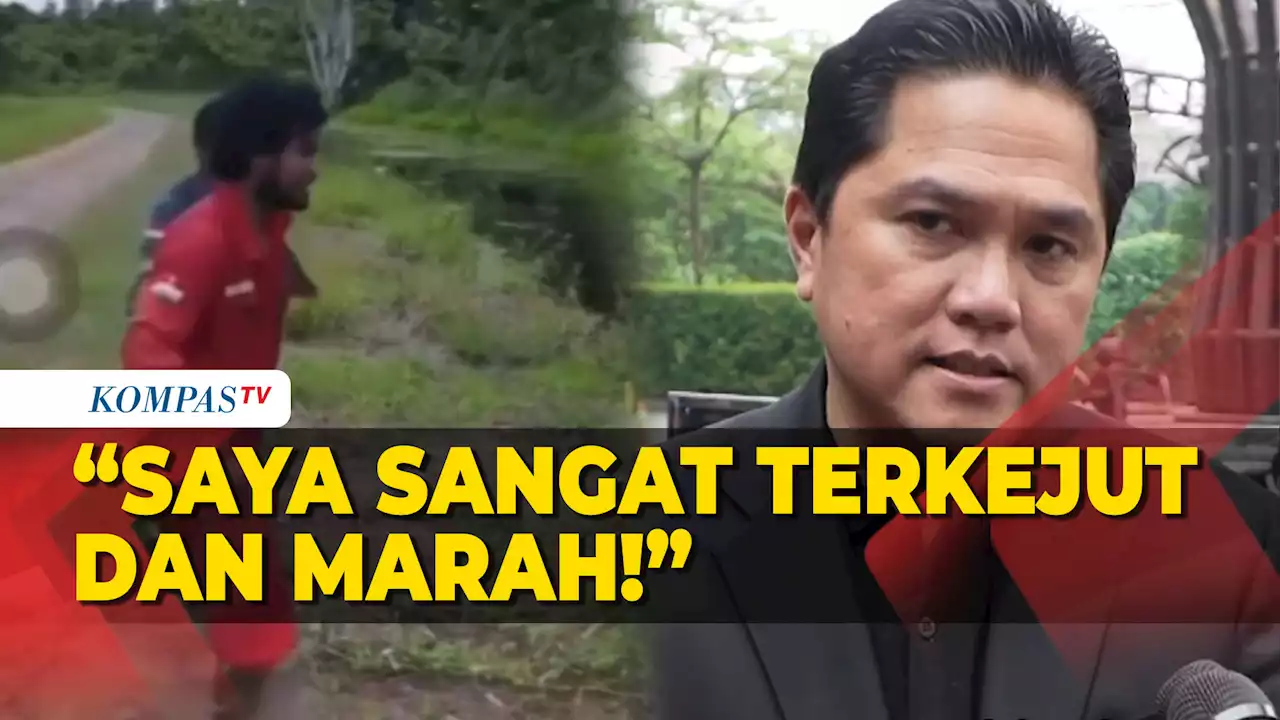 Marahnya Erick Thohir Soal Pekerja Lempar Anjing Hidup ke Buaya: Tindak Tegas!