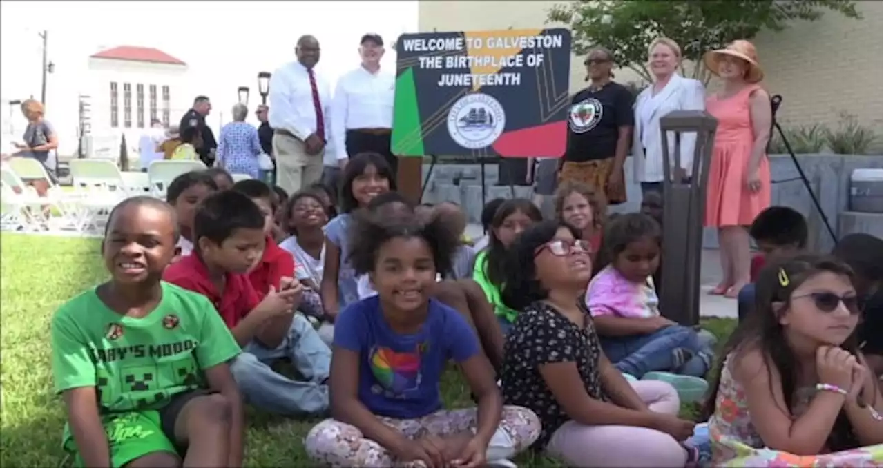 Galveston unveils welcome road sign signifying city as ‘the birthplace of Juneteenth’