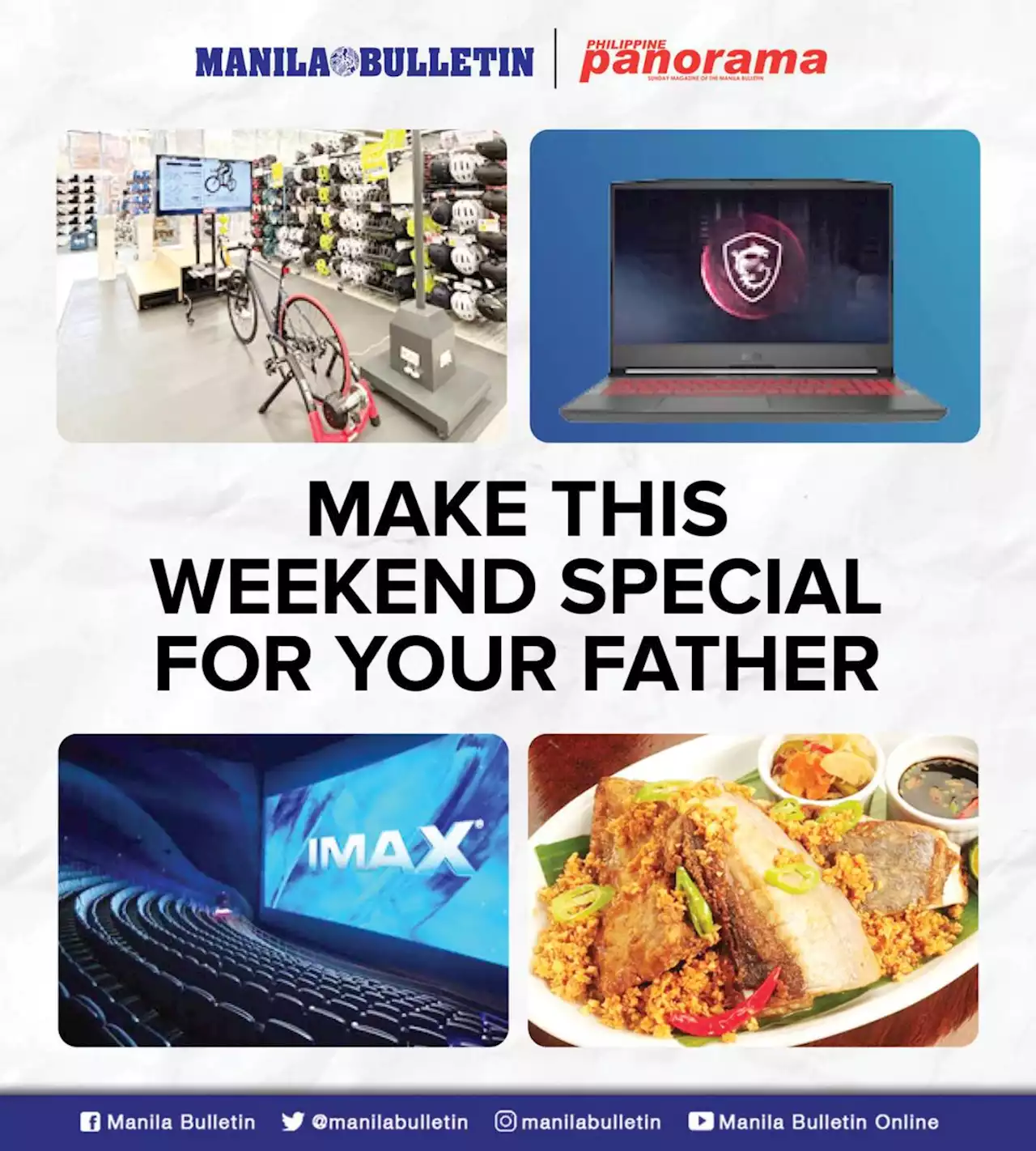 Make this weekend special for your father