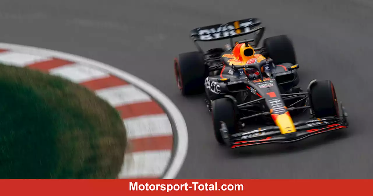 Für Verstappen läuft's noch nicht: Red Bull mit Problemen auf den Randsteinen