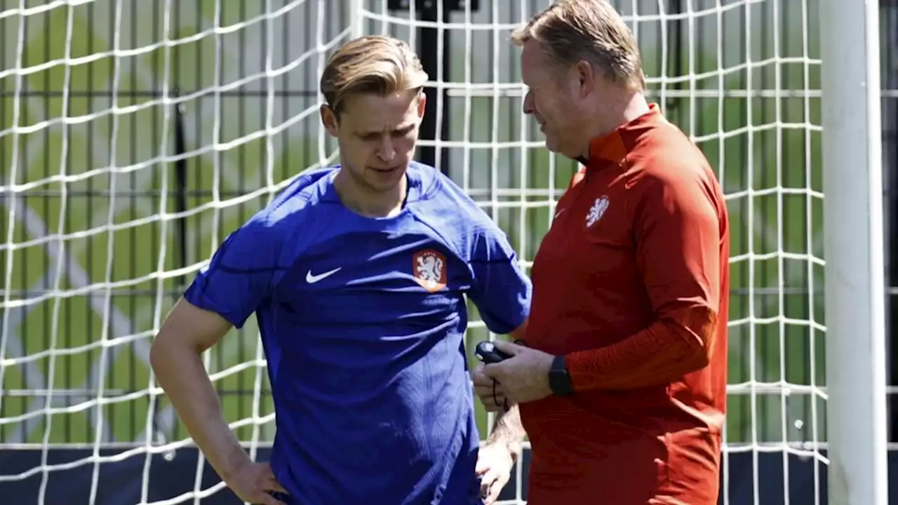 Koeman dient Frenkie de Jong van repliek: 'Fransen zijn nog later thuis'