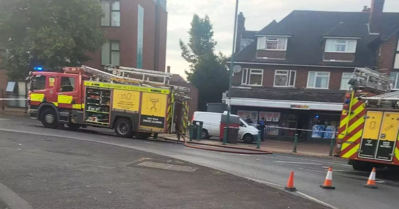 Live updates as fire crews rush to 'incident' with cordon in place