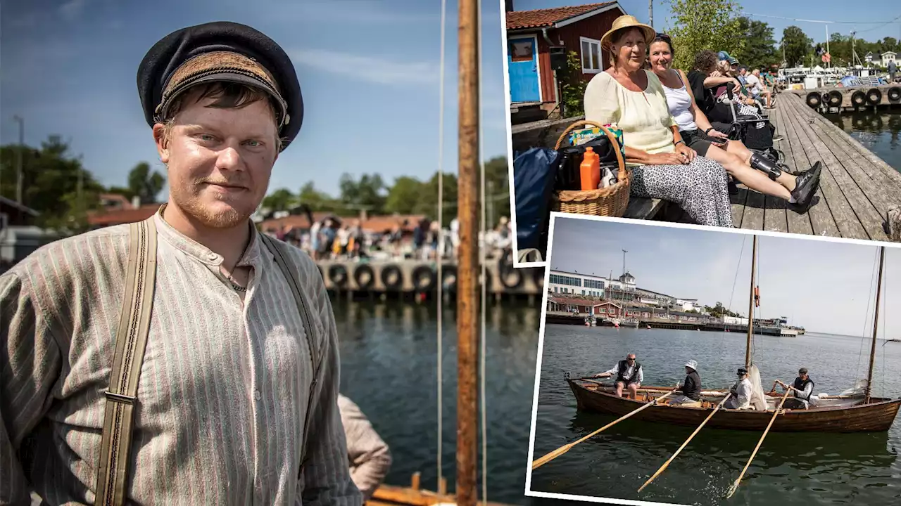 BILDSPECIAL. Postrodd och folkfest i Grisslehamn