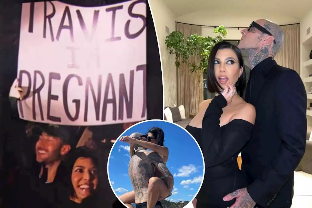 Kourtney Kardashian, 44, is pregnant, expecting baby with Travis Barker