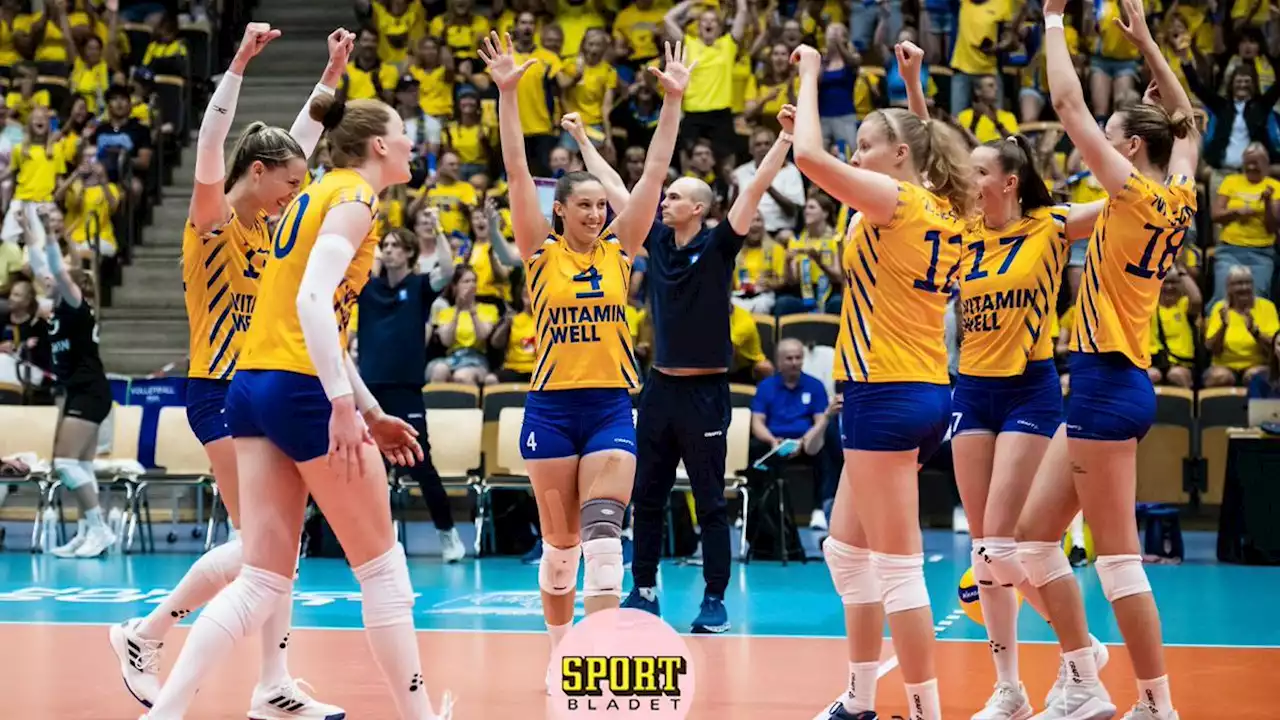 Historisk svensk volleyknall – vidare i storturneringen