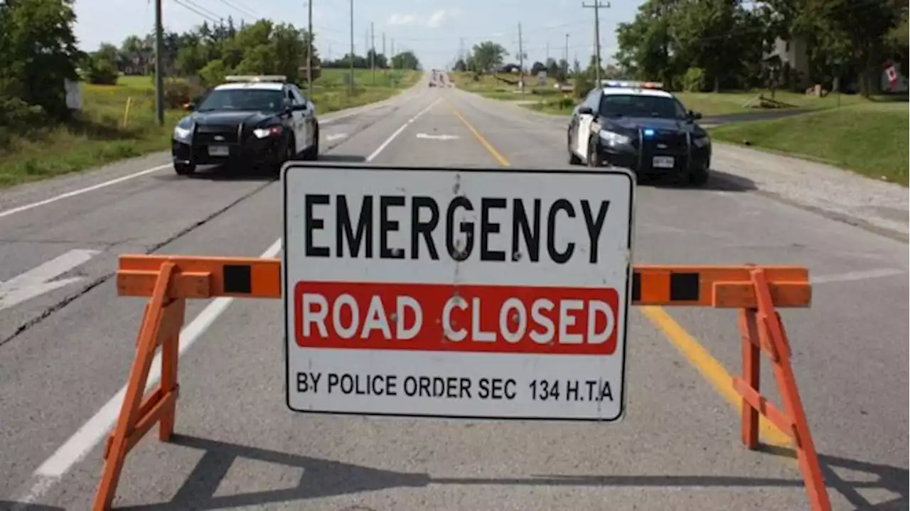 Skead Road closed at Nickel Rim South Mine Road