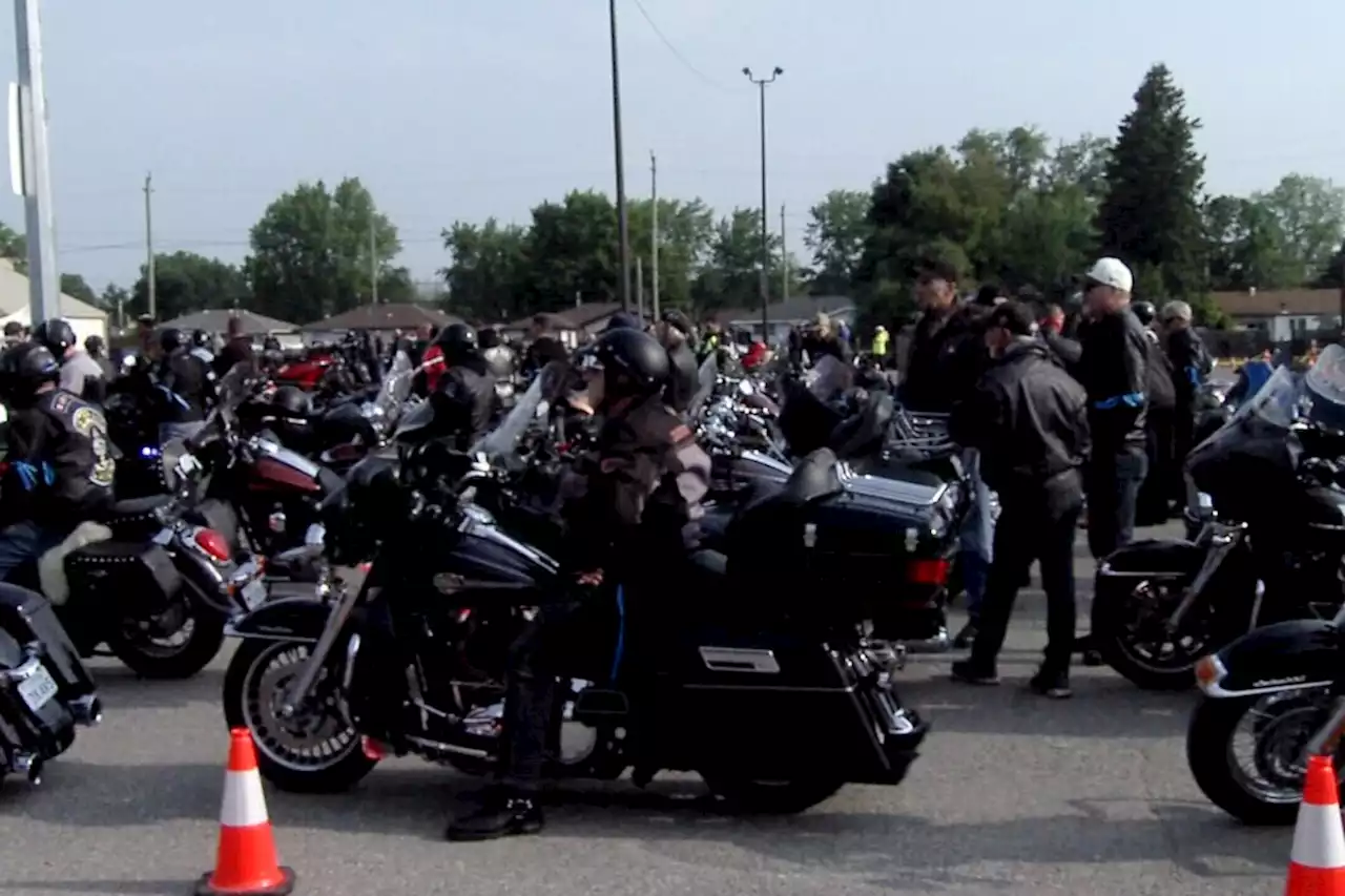 Roughly 200 riders Ride for Dad