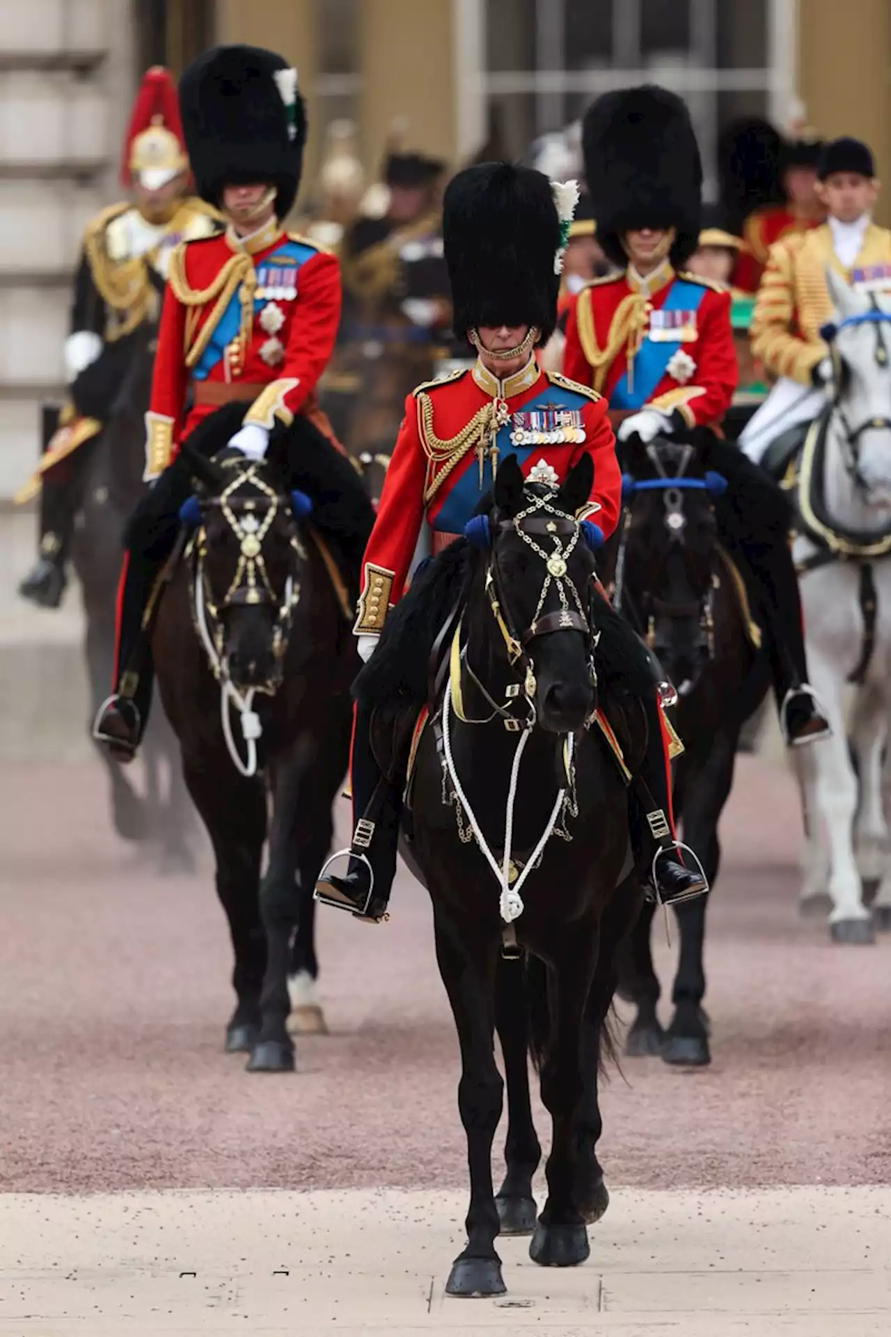 King Charles leads Trooping the Colour birthday parade on horseback for first time