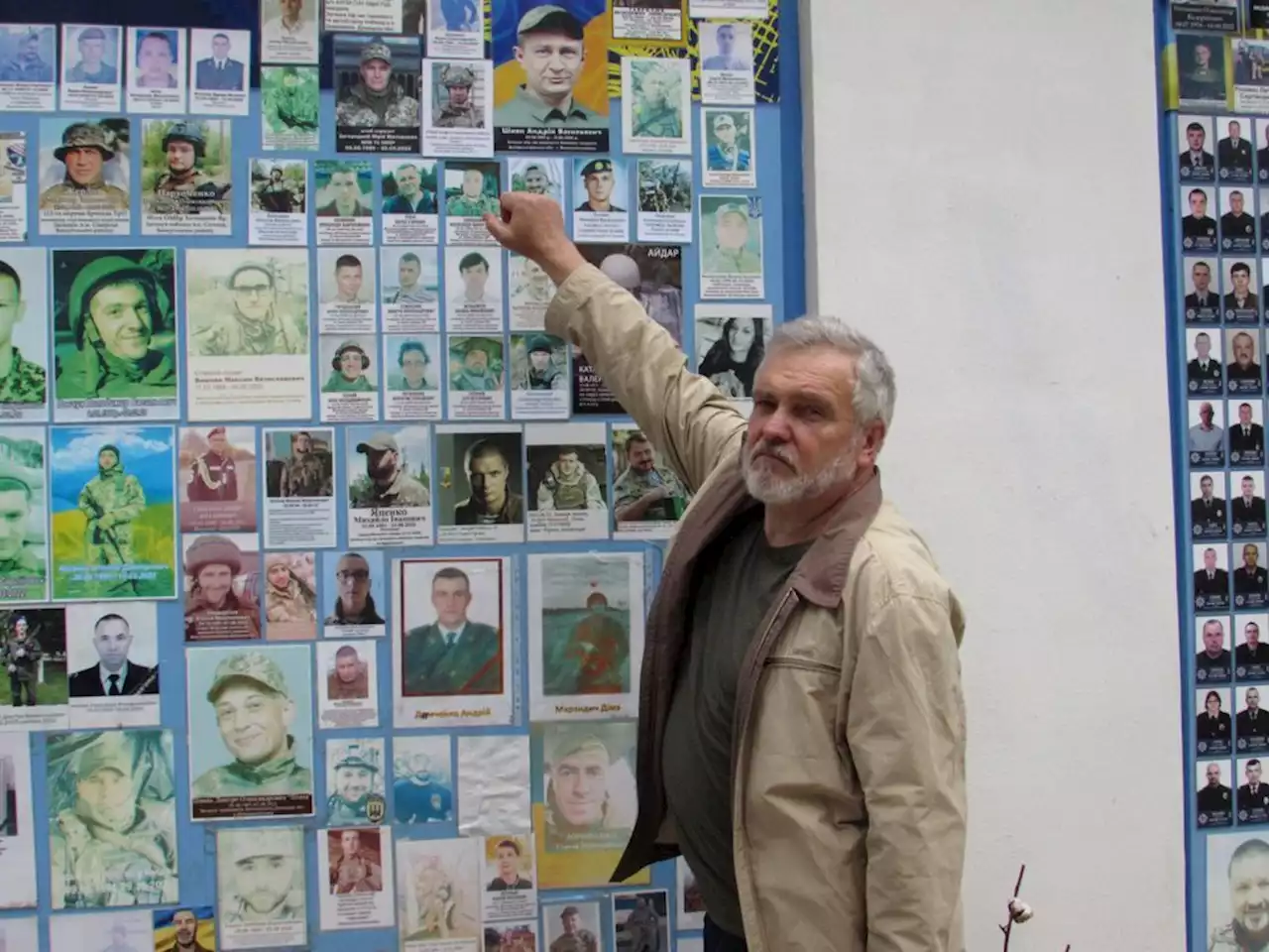 'Hero to me': Kyiv's memory wall a reminder of losses in Ukraine-Russian conflicts