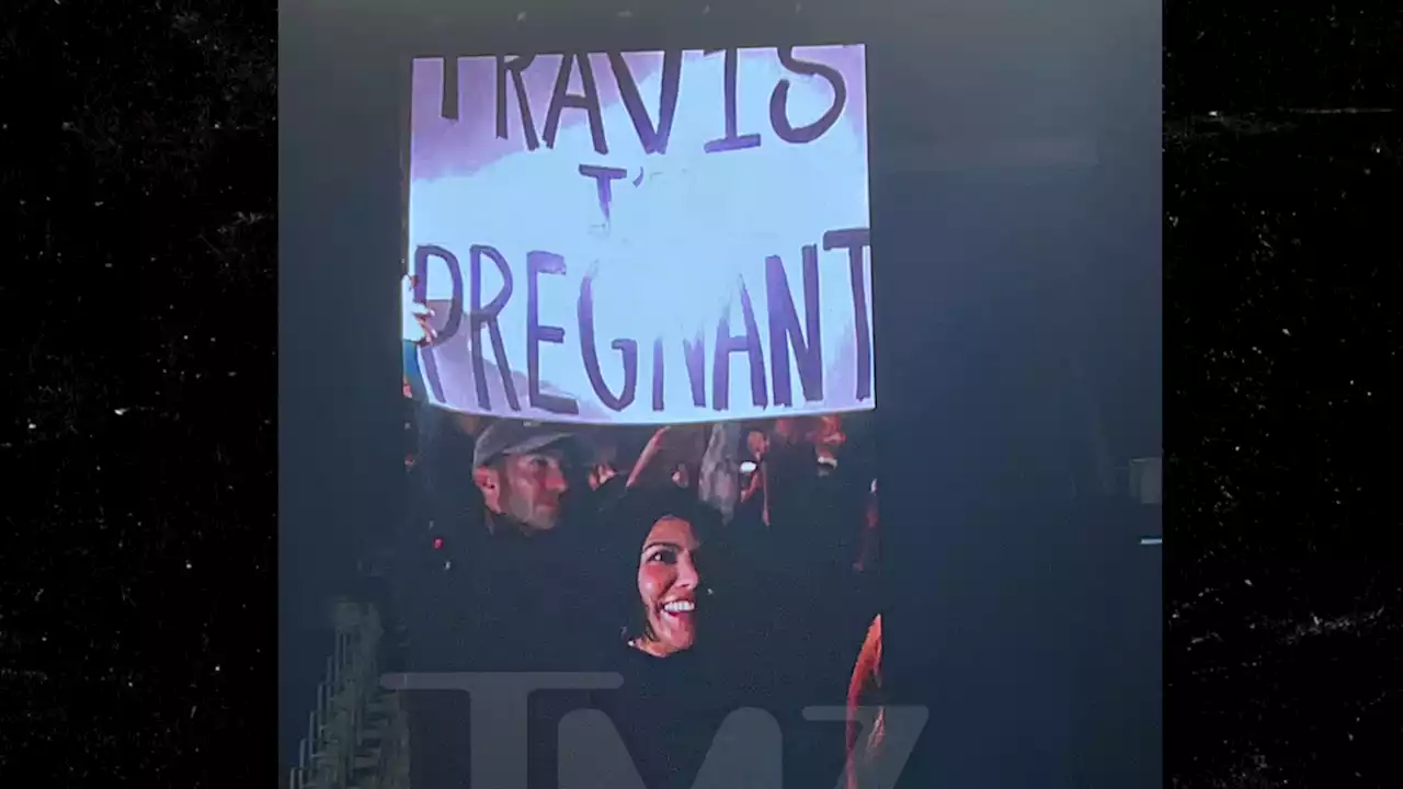 Kourtney Kardashian Announces Pregnancy with Travis Barker at Blink-182 Show