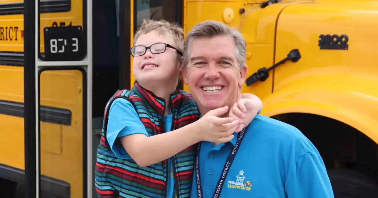 When a school bus shortage made his son late to school, one dad stepped up