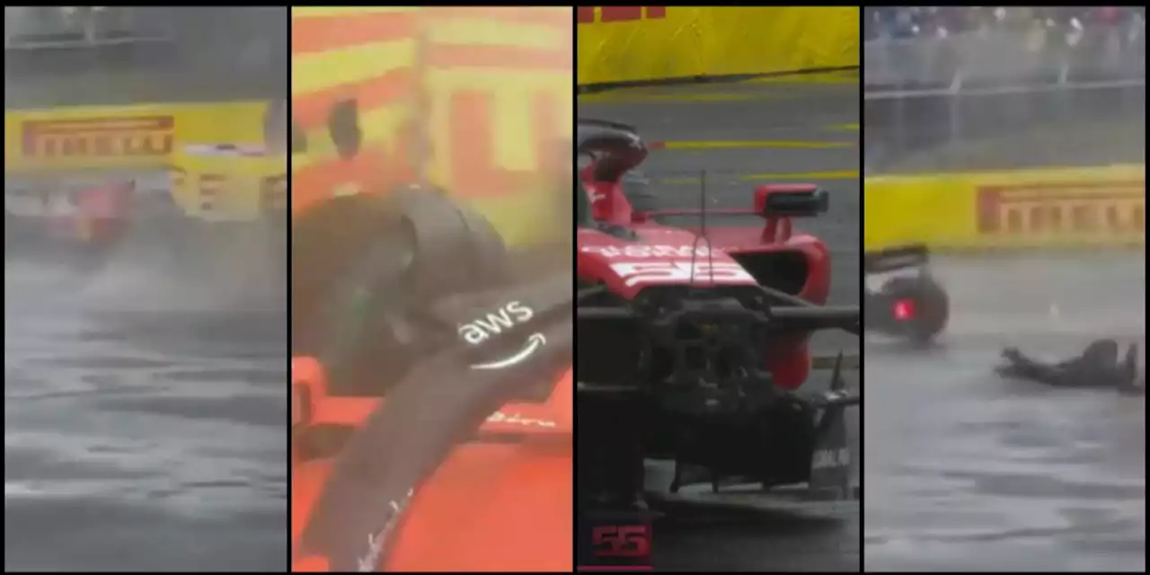 Ferrari, che botto Sainz! A muro in Canada, macchina distrutta nelle FP3