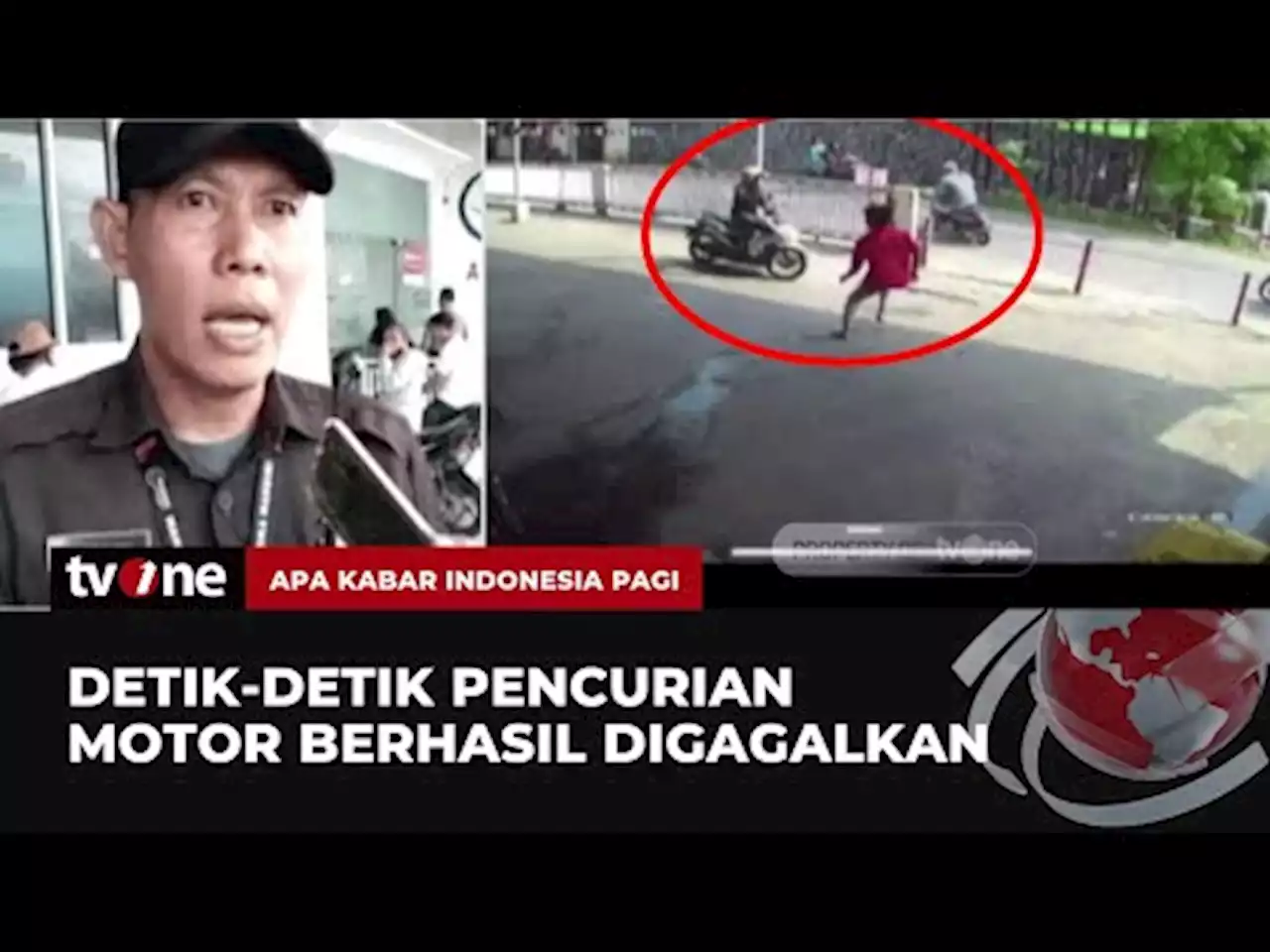 Gagalkan Aksi Pencurian Motor, Pria Sengaja Tabrak Pelaku - tvOne