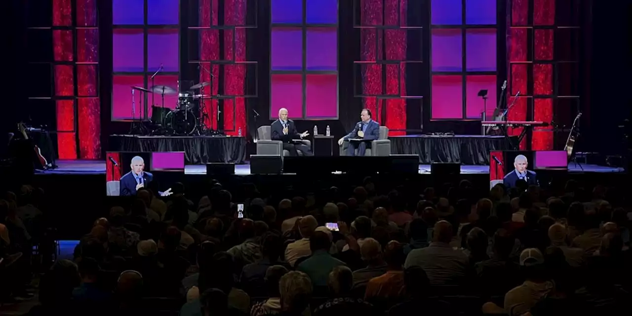 Former VP Mike Pence speaks at Christian conference in Huntsville